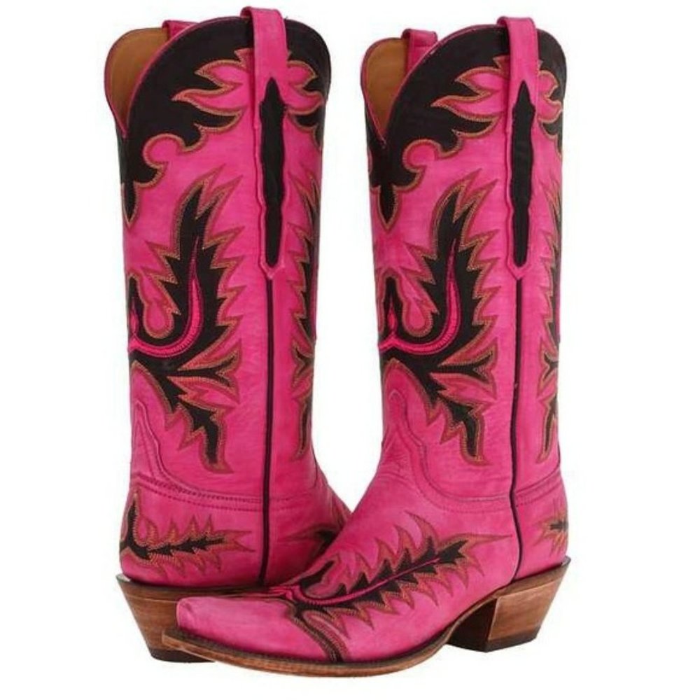 Lucchese 1883 Collection - Hot Pink Goat